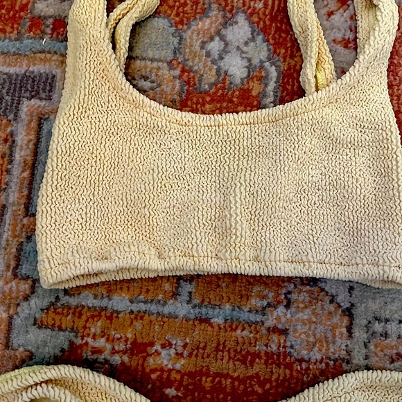 Crinkle bikini BoHo Rose (like Hunza G) one size - Picture 4 of 4